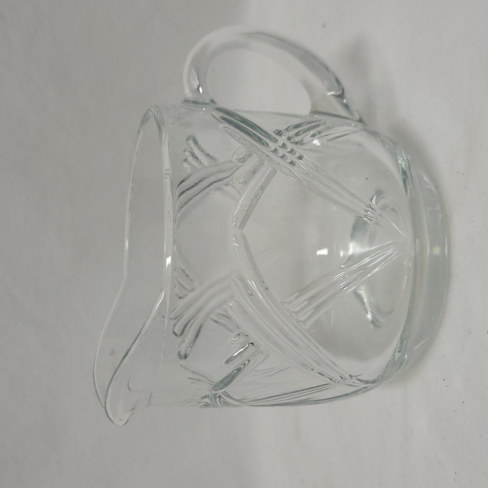 Anchor Hocking Glass Cream Pitcher, Vintage
